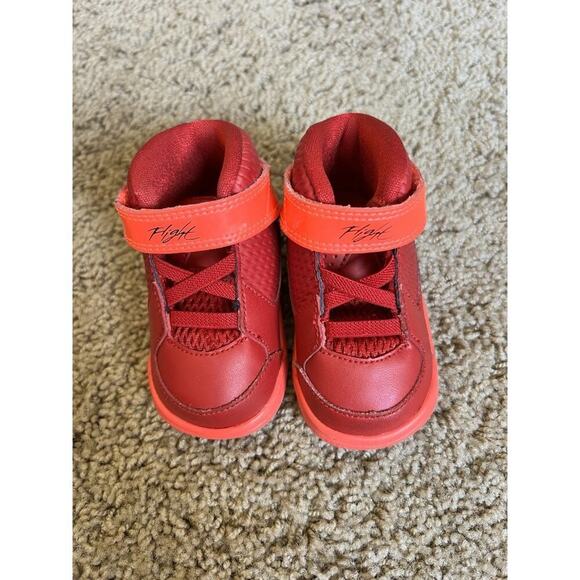 Nike Jordan, Air Incline, Red Black, Synthetic, Baby Toddler Sneaker Shoes - Picture 3 of 7